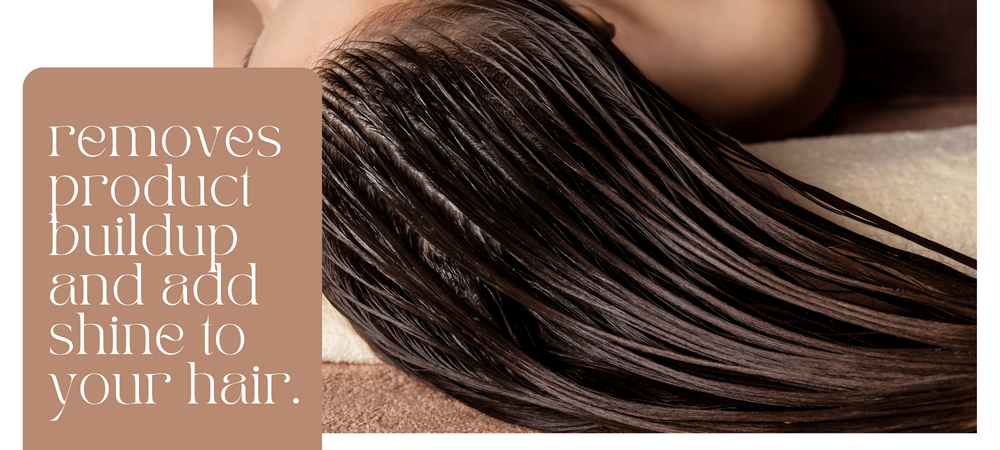 The laval vodka orange shampoo removes product buildup and adds shine to your hair