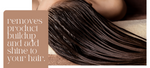 The laval vodka orange shampoo removes product buildup and adds shine to your hair