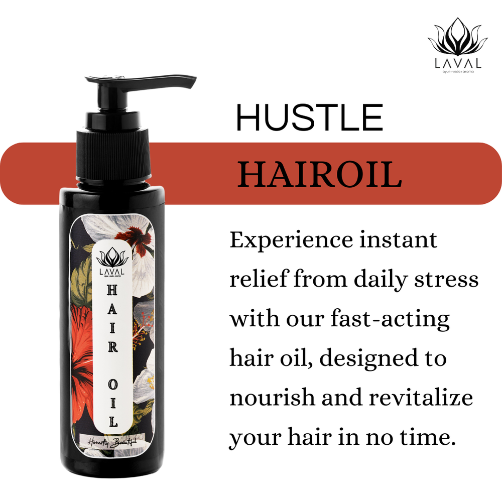 
                  
                    Hustle hair oil for hair growth | kalonji and vitamin A | nourishing & volumizing
                  
                