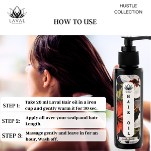 
                  
                    Hustle hair oil for hair growth | kalonji and vitamin A | nourishing & volumizing
                  
                