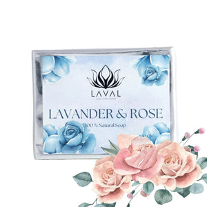 
                  
                    Rose and lavender soap | soothe and moisturizes the skin 100% chemical free | cold pressed oils
                  
                