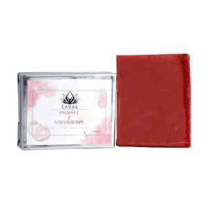
                  
                    laval pineapple & strawberry soap for brighter and smoother skin | vitamin "C" 100% natural
                  
                
