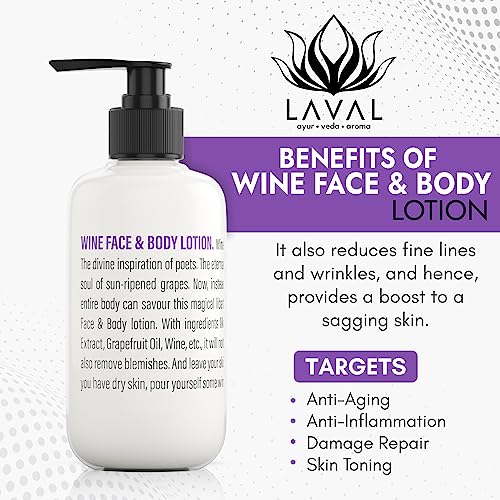 
                  
                    benefits of laval wine face and body cocktail collection. targeting anti-aging, inflamation, skin toninglotion
                  
                